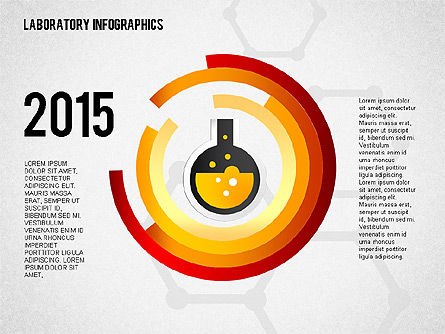 Infografía analítica de laboratorio, Diapositiva 8, 02249, Infografías — PoweredTemplate.com