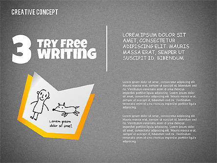 Illustrazioni concetto creativo, Slide 11, 02250, Forme — PoweredTemplate.com
