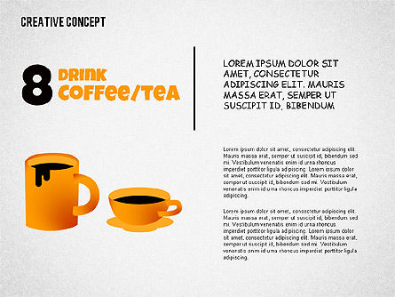 Ilustraciones del concepto creativo, Diapositiva 8, 02250, Formas — PoweredTemplate.com