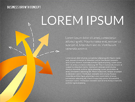 비즈니스 성장 컨셉, 슬라이드 15, 02252, 프레젠테이션 템플릿 — PoweredTemplate.com