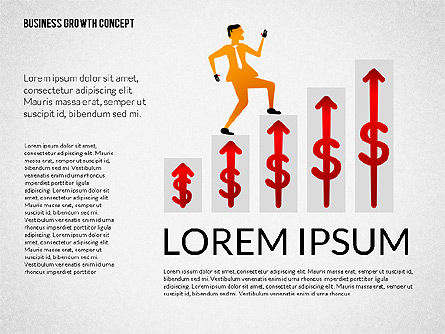 Concept de croissance de l'entreprise, Diapositive 5, 02252, Modèles de présentations — PoweredTemplate.com
