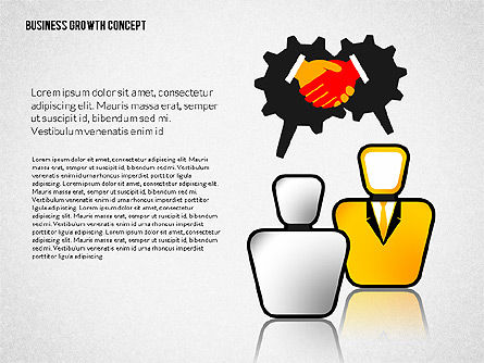 Konsep Pertumbuhan Bisnis, Slide 6, 02252, Templat Presentasi — PoweredTemplate.com