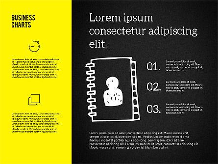 Graphiques métier et formes sur le tableau, Diapositive 7, 02254, Formes — PoweredTemplate.com