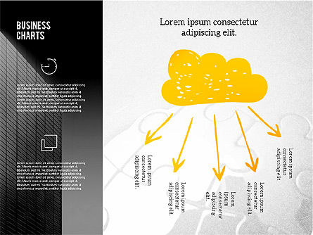 Graphiques métier et formes sur le tableau, Diapositive 9, 02254, Formes — PoweredTemplate.com