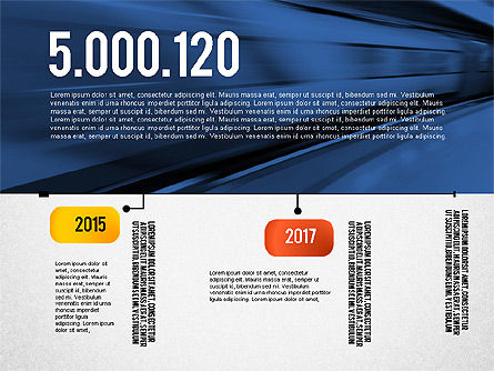 Collection du diagramme chronologique, Diapositive 4, 02255, Timelines & Calendars — PoweredTemplate.com