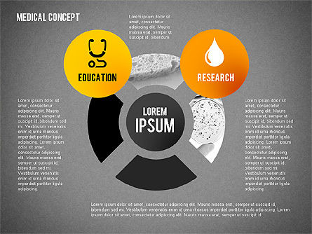 Concepto médico, Diapositiva 10, 02257, Diagramas y gráficos médicos — PoweredTemplate.com