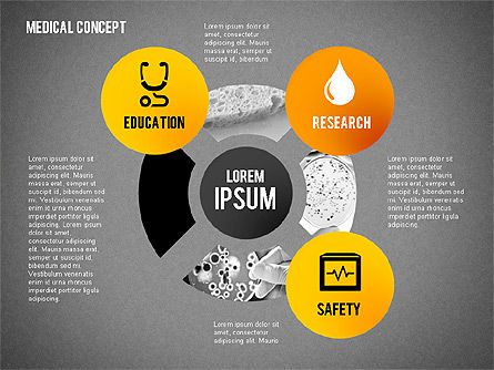 Concept médical, Diapositive 11, 02257, Schémas et graphiques médicaux — PoweredTemplate.com