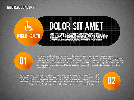 Concepto médico, Diapositiva 16, 02257, Diagramas y gráficos médicos — PoweredTemplate.com