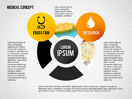 Concept médical, Diapositive 2, 02257, Schémas et graphiques médicaux — PoweredTemplate.com