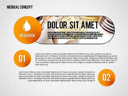 Concepto médico, Diapositiva 6, 02257, Diagramas y gráficos médicos — PoweredTemplate.com