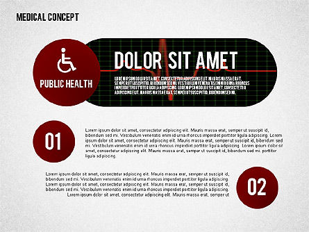 Medisch concept, Dia 8, 02257, Medische Diagrammen en Grafieken — PoweredTemplate.com