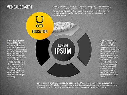 Concepto médico, Diapositiva 9, 02257, Diagramas y gráficos médicos — PoweredTemplate.com