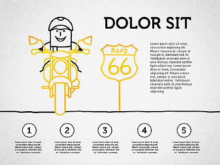 Stickman Hand Drawn Shapes, Diapositiva 8, 02258, Formas — PoweredTemplate.com