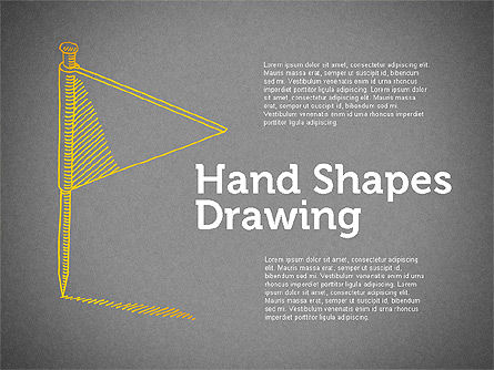 Stickman Hand Drawn Shapes, Slide 9, 02258, Shapes — PoweredTemplate.com