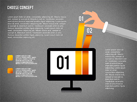 Haciendo un concepto de elección, Diapositiva 11, 02259, Plantillas de presentación — PoweredTemplate.com