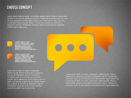 Making a Choice Concept, Slide 13, 02259, Presentation Templates — PoweredTemplate.com