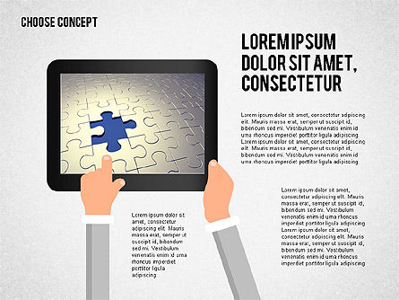 Haciendo un concepto de elección, Diapositiva 6, 02259, Plantillas de presentación — PoweredTemplate.com