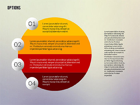 Options en spirale, Diapositive 8, 02261, Schémas d'étapes — PoweredTemplate.com