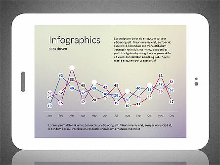 Geschäftspräsentation mit touchpad (datengesteuert), Folie 10, 02263, Präsentationsvorlagen — PoweredTemplate.com
