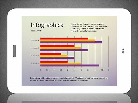 Présentation de l'entreprise avec pavé tactile (piloté par données), Diapositive 15, 02263, Modèles de présentations — PoweredTemplate.com