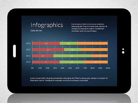 Présentation de l'entreprise avec pavé tactile (piloté par données), Diapositive 5, 02263, Modèles de présentations — PoweredTemplate.com