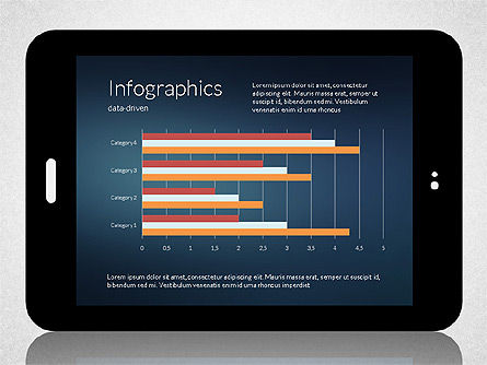 Présentation de l'entreprise avec pavé tactile (piloté par données), Diapositive 7, 02263, Modèles de présentations — PoweredTemplate.com