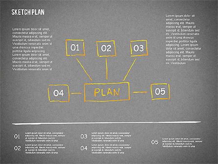 Plan d'esquisse d'entreprise, Diapositive 12, 02265, Modèles commerciaux — PoweredTemplate.com