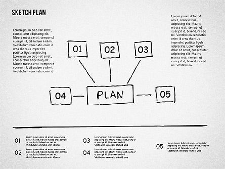 Plan d'esquisse d'entreprise, Diapositive 4, 02265, Modèles commerciaux — PoweredTemplate.com