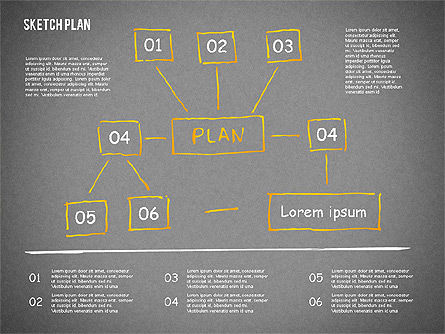 Plan d'esquisse d'entreprise, Diapositive 9, 02265, Modèles commerciaux — PoweredTemplate.com
