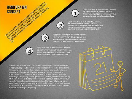 Concept de présentation avec stickman, Diapositive 10, 02266, Modèles de présentations — PoweredTemplate.com