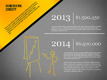 Concepto de presentación con Stickman, Diapositiva 12, 02266, Plantillas de presentación — PoweredTemplate.com