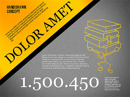Concepto de presentación con Stickman, Diapositiva 13, 02266, Plantillas de presentación — PoweredTemplate.com