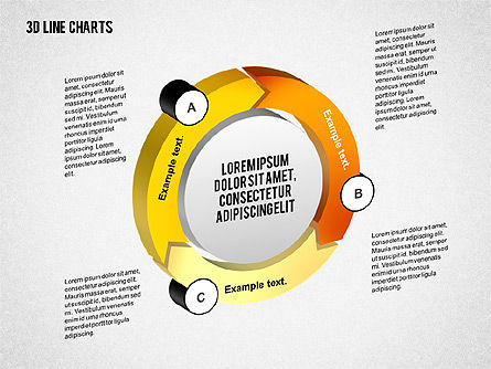 Caixa de ferramentas .3d charts, Deslizar 4, 02267, Modelos de Negócio — PoweredTemplate.com
