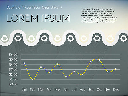 Modèle de présentation de rapports commerciaux, Diapositive 2, 02268, Modèles de présentations — PoweredTemplate.com