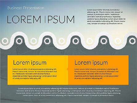 Modèle de présentation de rapports commerciaux, Diapositive 5, 02268, Modèles de présentations — PoweredTemplate.com
