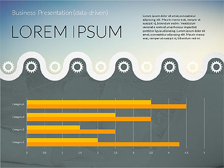 Business Report Presentation Template, Slide 8, 02268, Presentation Templates — PoweredTemplate.com