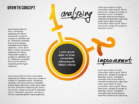Modèle de présentation de concept de croissance, Diapositive 4, 02269, Modèles de présentations — PoweredTemplate.com