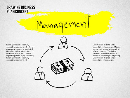Bosquejo del concepto del plan de negocio, Diapositiva 2, 02270, Plantillas de presentación — PoweredTemplate.com