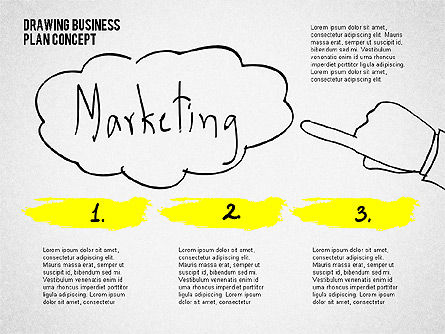 Bosquejo del concepto del plan de negocio, Diapositiva 4, 02270, Plantillas de presentación — PoweredTemplate.com