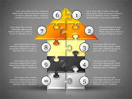 Puzzle toolbox, Dia 16, 02271, Puzzeldiagrammen — PoweredTemplate.com