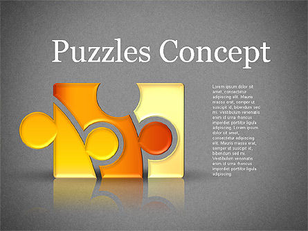 Puzzle toolbox, Deslizar 9, 02271, Diagramas em Puzzle — PoweredTemplate.com