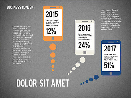 Caja de Herramientas de Infografía Empresarial, Diapositiva 15, 02272, Infografías — PoweredTemplate.com