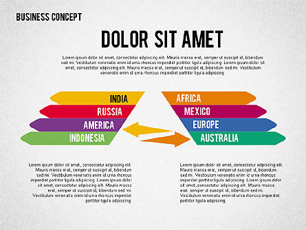 Zakelijke infographic toolbox, Dia 2, 02272, Infographics — PoweredTemplate.com