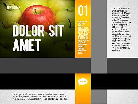 Options Presentation Template, PowerPoint Template, 02273, Presentation Templates — PoweredTemplate.com