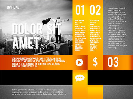 Plantilla de presentación de opciones, Diapositiva 11, 02273, Plantillas de presentación — PoweredTemplate.com
