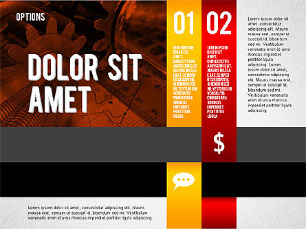 Modèle de présentation des options, Diapositive 2, 02273, Modèles de présentations — PoweredTemplate.com