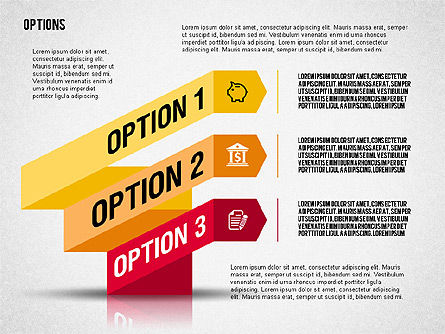 Options de style de direction de la route, Diapositive 7, 02277, Schémas d'étapes — PoweredTemplate.com