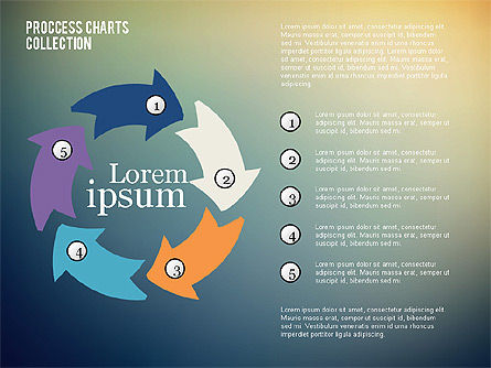 Diagrama de proceso circular, Diapositiva 12, 02278, Diagramas de proceso — PoweredTemplate.com