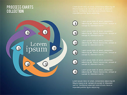 Diagrama de proceso circular, Diapositiva 14, 02278, Diagramas de proceso — PoweredTemplate.com