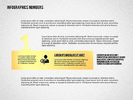 Options With Numbers and Icons, PowerPoint Template, 02279, Stage Diagrams — PoweredTemplate.com